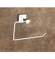 Square Napkin Ring Stainless Steel Bathroom Commercial Hotel Spa Tabletop Heavy-Duty Anti-Rust Waterproof Easy Clean Professional Grade Durable Geometric Design Rustproof Hygienic Space Saving Modern Minimalist Secure Grip Table Setting Essential Contempo